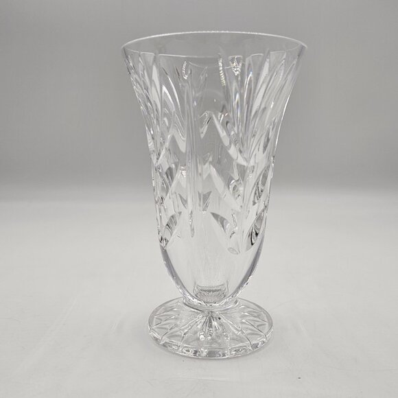 Waterford Crystal Footed Cut Glass Vase Centerpiece Decor 5.75 in - Picture 4 of 10